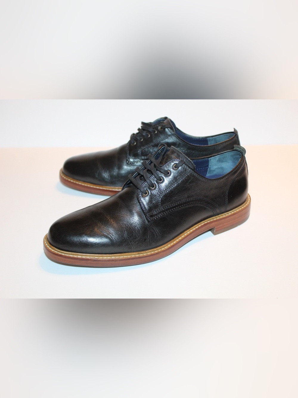 Cole Haan Tyler Grand Plain Toe Ox Derby Leather Shoes Size Mens 10